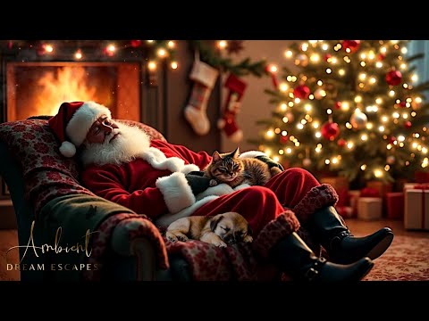 Relax with Santa: Christmas Jazz & Crackling Fireplace