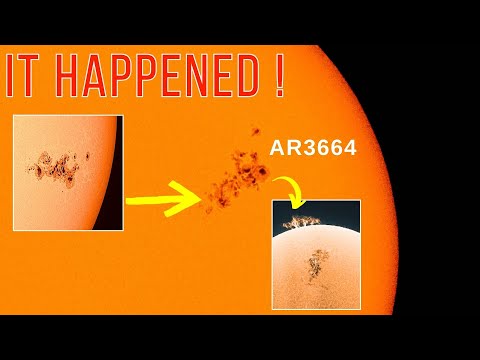 Breaking: Giant Sunspot AR3664 Could Unleash Catastrophic Solar Storms!