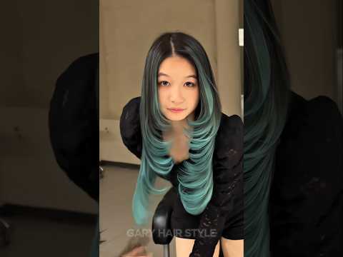 这款冰蓝Balayage太上头了！冷淡风+混血感直接封神🧊 | GARY HAIRSTYLE