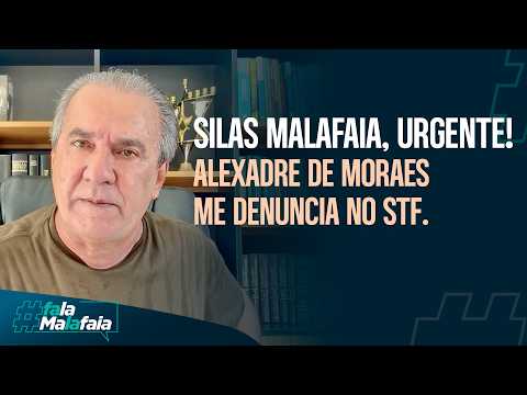 SILAS MALAFAIA, URGENTE! Alexandre de Moraes me denuncia no STF