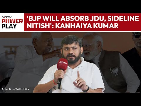 Kanhaiya Kumar NDTV Interview | 'BJP Will Absorb JDU, Then Sideline Nitish Kumar': Kanhaiya Kumar