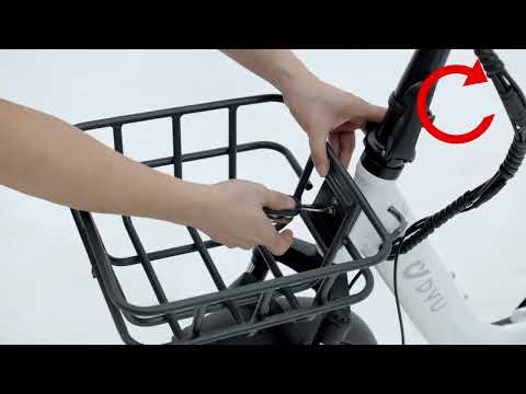 DYU C9 Electric Bike Front Basket Installation Tutorial