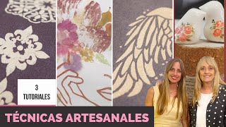 Manos a la Obra Tv 2025  Técnicas Artesanales - Porcelana Fria  - Arte Japones - Técnicas en  tela