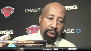 KNICKS vs MAGIC 4/5/2012 COACH MIKE WOODSON POST GAME INTERVIEW