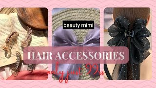 Hair accessories in just 99rs😱😱! just looking like a wow😘😘!