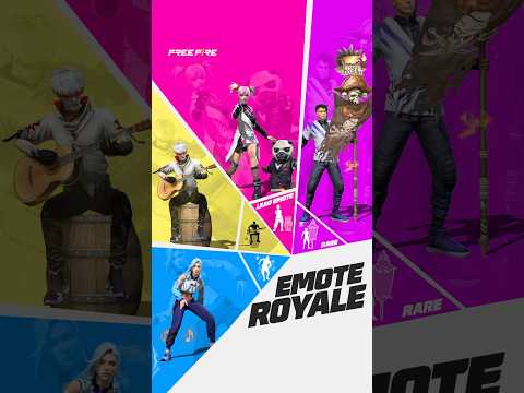 From Lead Guitar to full squad energy 🎸⚡Emote Royale is here #FreeFire #Booyah