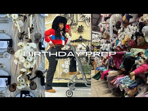 BIRTHDAY LOADING… 🎂 PREP WITH ME | MAINTENANCE + STYLING MY LOOKS + SHOPPING FOR MY PARTY #series