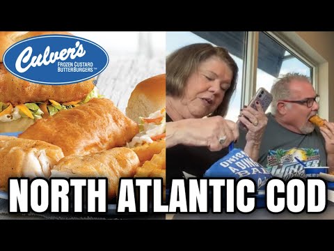 Culver's NEW North Atlantic Cod! - Bubba's Drive Thru Food Review