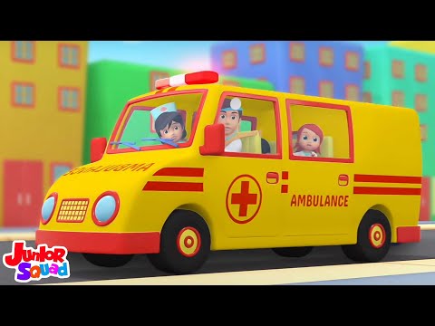 Ruote sull'ambulanza Canzone + Di Più Cartone Animato Video Per Bambini