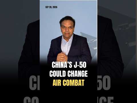 China’s J-50 Has No Vertical Tail — Here’s Why #china #j50 #fighter #fighterjet #sixthgenfighter