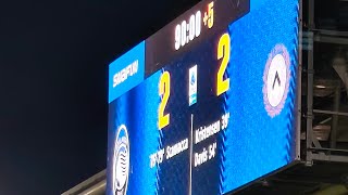 ⚫ ATALANTA - UDINESE 2-2🔵| PAREGGIATA IN 4 MINUTI....