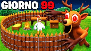 SOPRAVVIVO 99 NOTTI DA SOLO NEL BOSCO DI ROBLOX... Ep. 2