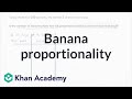 Understanding Proportional Relationships with Bananas