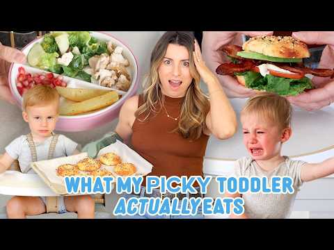 What my 1 Year Old & I Eat in a Day | Feeding my Picky Toddler + Easy Meal Ideas