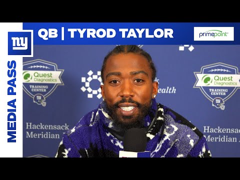 First Interview with Tyrod Taylor: "I put the team first" | New York Giants video clip 