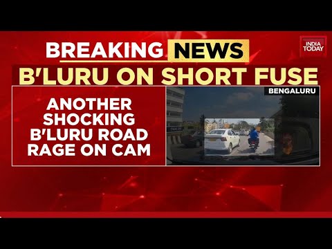 Bengaluru Road Rage Horror: Cab Driver Rams Bike, Incident Caught On Dashcam | India Today News