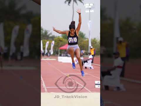 2025 First Women’s Long Jump Competition #longjump #JD_TrackVision #JD_TV #39 #2025shorts