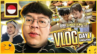 VLOG DAY 1 SINGAPORE - BAWA XANDER & WALTER PERTAMA KALI LIBURAN TANPA MBA YEAY