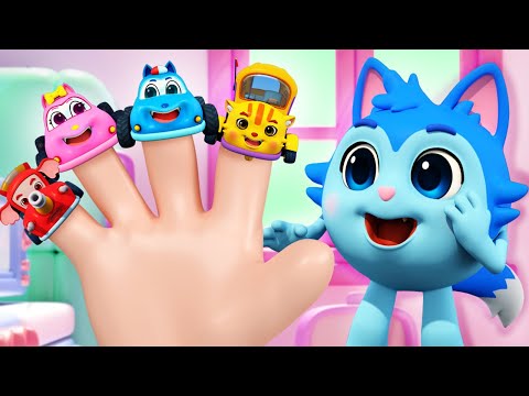 Car Finger Family Song + Rescue Team Song | Funny Kids Songs & Nursery Rhymes by Animal Cars