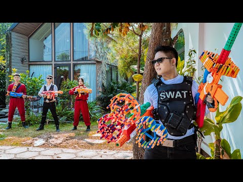 LTT Nerf War : SEAL X Warriors Nerf Guns Fight Criminal Dr.Lee Crazy Prison Break Challenge