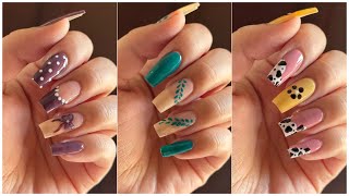 Top 3 Easy nail art designs idea || Nail art for beginners 2025