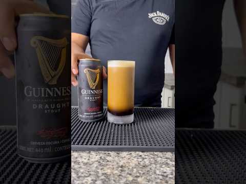 CERVEZA GUINNESS #drink #cocktail #shorts #amantealostragos