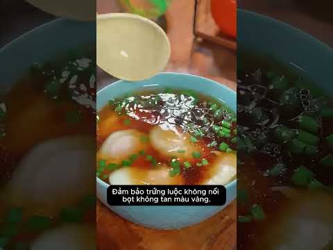 Chia Sẻ Cách Luột Trứng Không Bị Vỡ - Ngon Như Trứng Hồng Đào. #shorts #cooking #monngon #amthuc