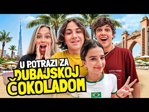 U POTRAZI ZA DUBAJSKOJ ČOKOLADOM 😋🍫 Школски другови озаједно | Нови видео KiKiDo Campus Serbian