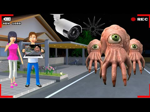 Yuta Mio Panik CCTV Merekam PASUKAN HAND BRAIN EYE di Depan Rumah😱| Sakura School Simulator