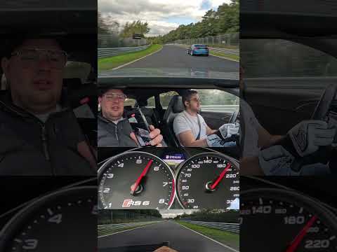 CRAZY Audi RS6 Machinegun Limiter Pops&Bangs! // Nürburgring