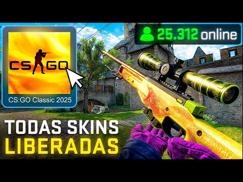 Todas SKINS de GRAÇA, Servidores LOTADOS... assim está o CS:GO em 2025