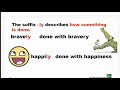 Understanding Adverbs and Suffixes