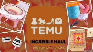 ¡INCREÍBLE HAUL TEMU 🧶 CROCHET, GANCHOS, ESTAMBRE Y MÁS CON SUPER PRECIOS! TEMPORADA 2025 