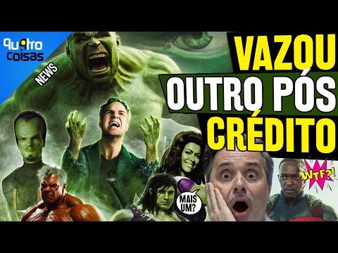 VIROU BAGUNÇA! VAZOU MAIS UM PÓS CRÉDITO DE CAPITÃO AMÉRICA ADMIRÁVEL MUNDO NOVO COM SURRA DE HULKS