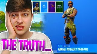 how i got aerial assault trooper the truth fortnite battle royale - fortnite aerial assault trooper coming back