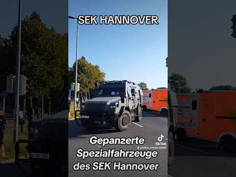 GEPANZERTE #SPEZIALFAHRZEUGE #SEK #HANNOVER #polizei #LKA #shorts #montiseinsatzfahrten