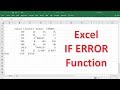 Understanding the IFERROR Function in Excel