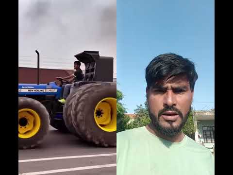 ट्रैक्टर में 12 टायर लगा दी इन लोगों ने #jcb #automobile #song #tiktokgame #stunt #nishu