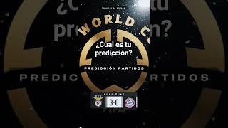 Benfica vs Bayern Munchen. Mundial de clubes #predicciones #benfica #bayern