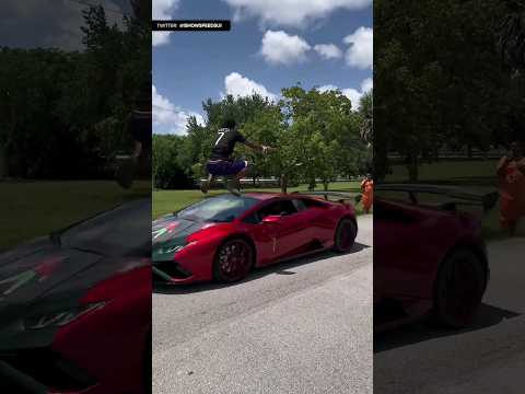 iShowSpeed Banned for Jumping over Cars Speeding Toward Him #Shorts