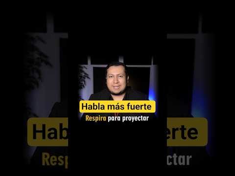 Si respiras bien, podrás HABLAR FUERTE 📢