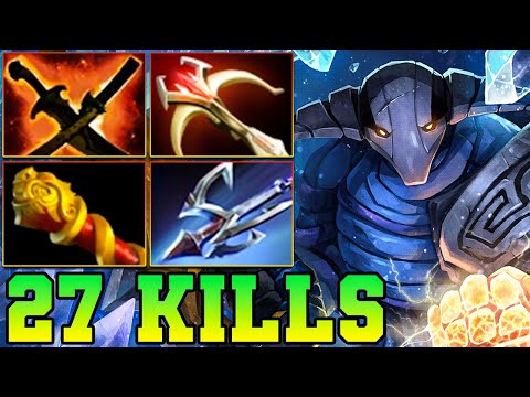 27 Kills Sven Dota 2 !! Sven Dota Pro Safelane Gameplay Build Guide Highlights Offlane 7.39