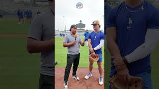 Jaron Elkins Media Day Interview With Pete Soto #dodgersprospects