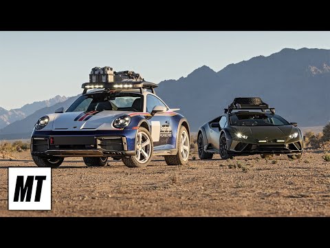 Off-Road Super Sports Cars: Porsche 911 Dakar vs. Lamborghini Huracan Sterrato