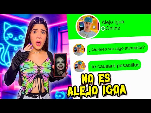 ESTA aplicación se hace pasar por ALEJO IGOA para enviarte FOTOS ATERRADORAS💀❌ | Ani Cat😻