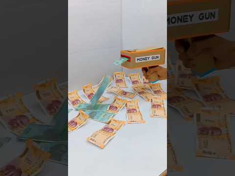 Money Gun कैसे बनाये || How to Make cardboard money gun||#shorts #viral