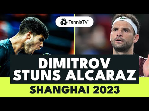 Grigor Dimitrov STUNS Carlos Alcaraz! | Shanghai 2023 Match Highlights