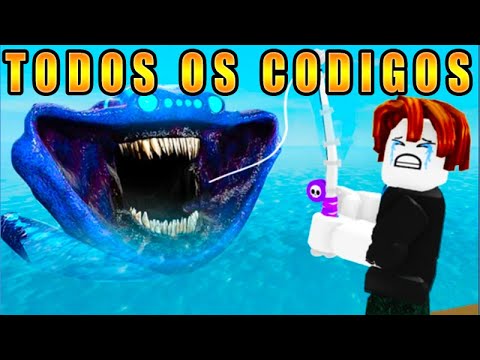 CORRE!! REVELEI TODOS OS CÓDIGOS DO GO FISHING NO ROBLOX