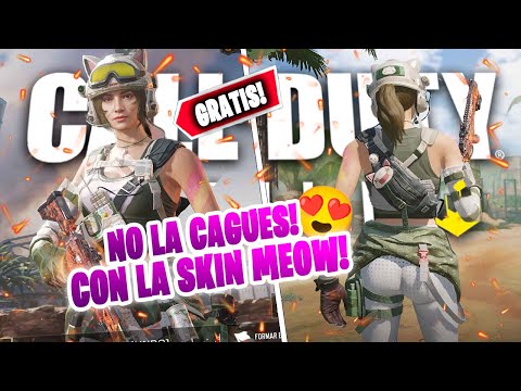 ASI CONSEGUI GRATIS!! LA SKIN URBAN TRACKER MEOW TE ENSEÑO COMO COD MOBILE  | Dimitry