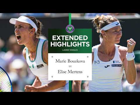 Great showdown! | Marie Bouzkova v Elise Mertens | Extended Highlights | Wimbledon 2026